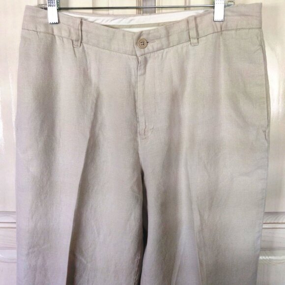 Gap Linen Crop Trousers, White Top, Sleeveless Vest, & Scarf Bundle, SZ 12/Lg - Picture 14 of 16